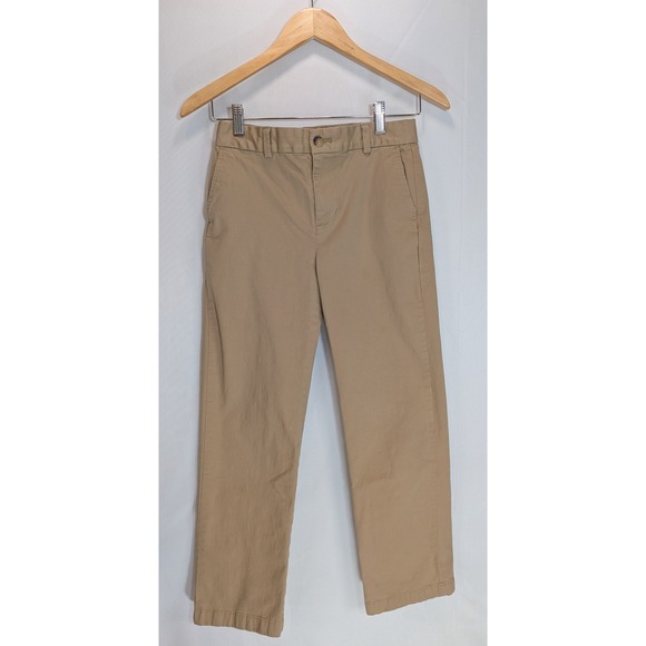 Vineyard Vines Other - Vineyard Vines Boys Khaki Chino Pants Tan Straight Leg Size 14 Cotton Stretch